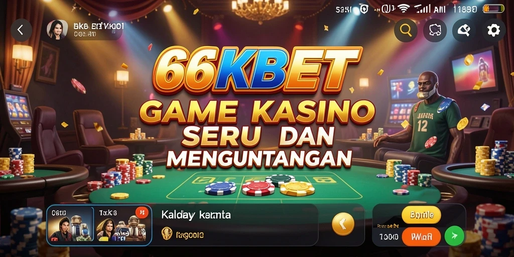 Gameplay seru dan menegangkan di 66KBET Kasino.