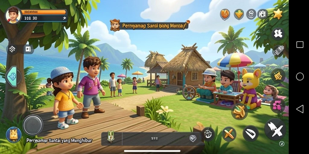 Screenshot gameplay KAGANDAN yang menarik dan penuh warna.