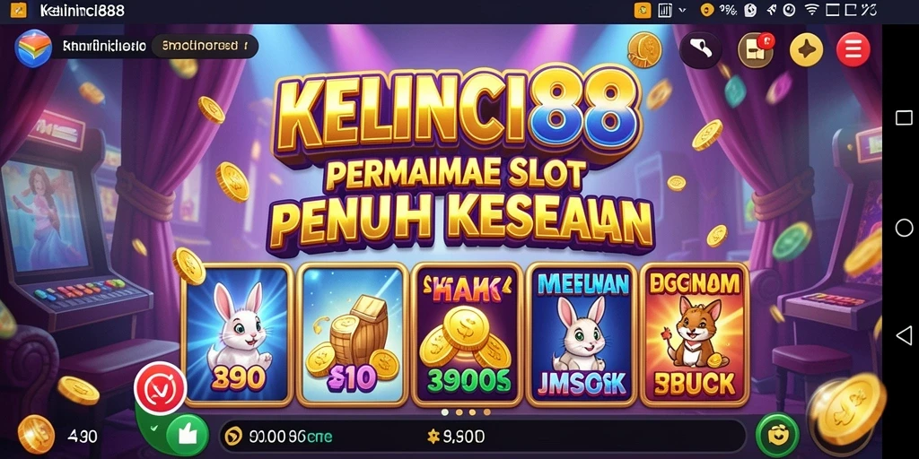 Screenshot gameplay KELINCI88 menunjukkan putaran slot yang seru dan menarik.