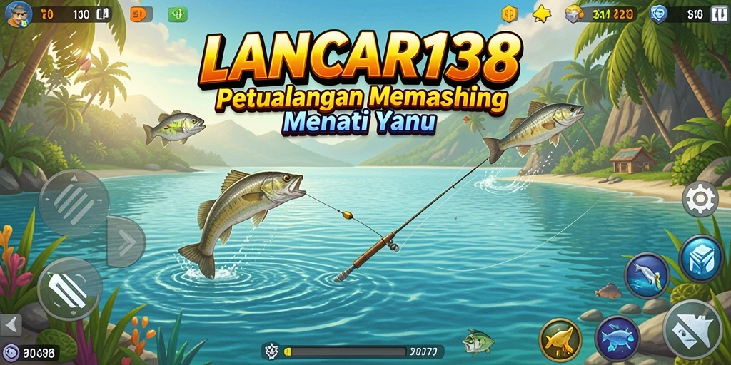 Tampilan gameplay <strong>LANCAR138</strong> yang memikat dalam aksi memancing.
