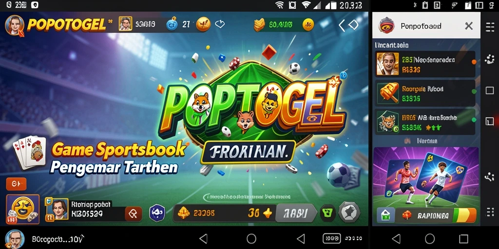 Tampilan gameplay taruhan olahraga di POPOTOGEL yang menarik.