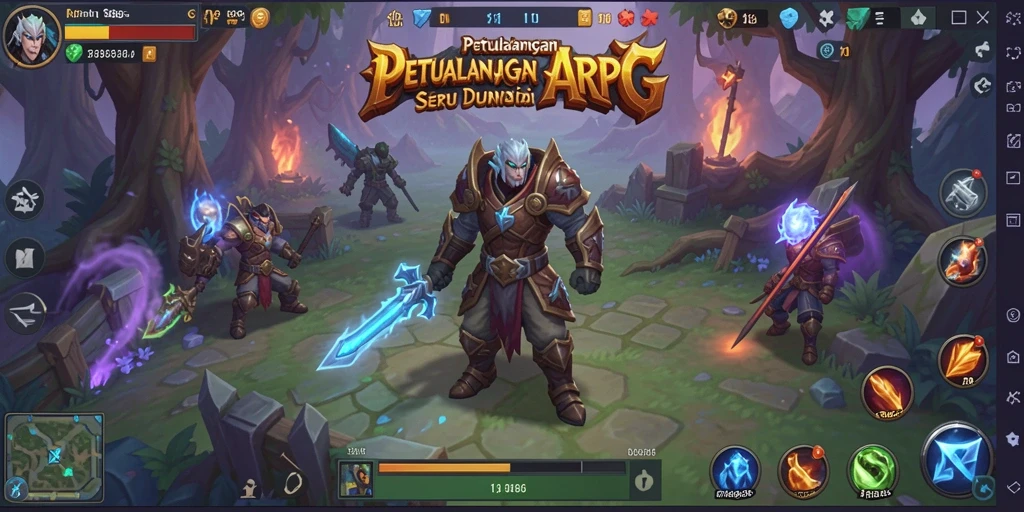 Gameplay RP886 yang mendebarkan dan penuh tantangan di dunia ARPG.