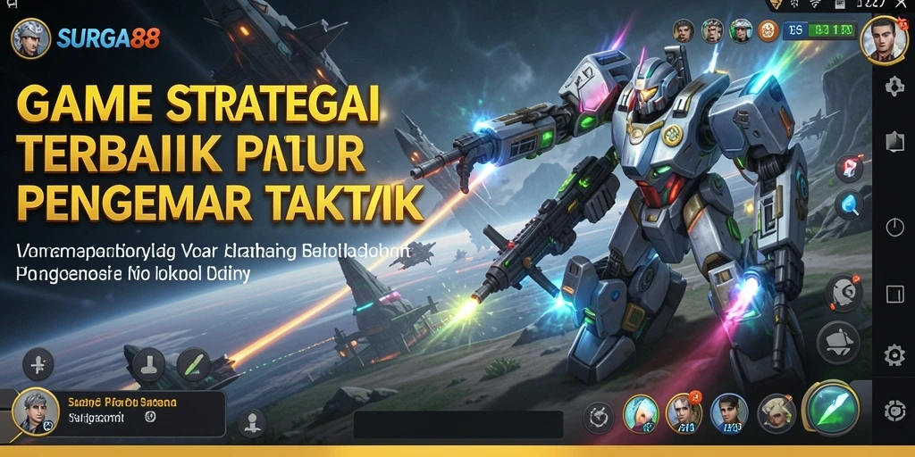 Tampilan gameplay SURGA88 yang penuh strategi dan aksi.
