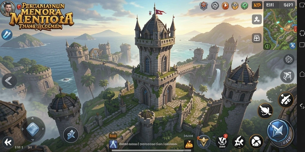 Screenshot gameplay SVIP1 menampilkan tingkat pertahanan yang dinamis.